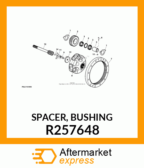SPACER, BUSHING R257648