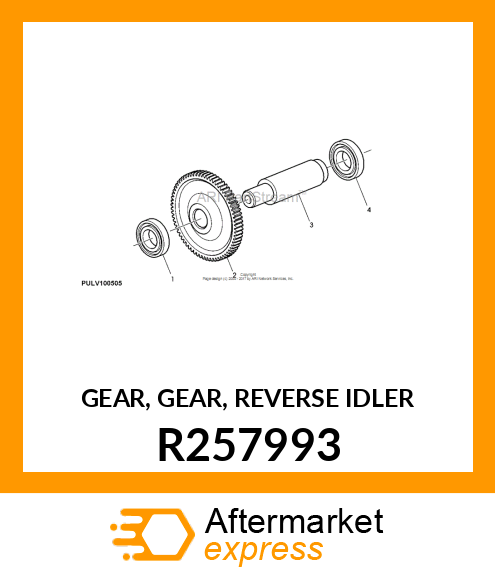 GEAR, GEAR, REVERSE IDLER R257993