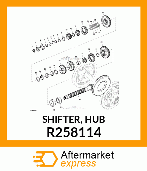 SHIFTER, HUB R258114