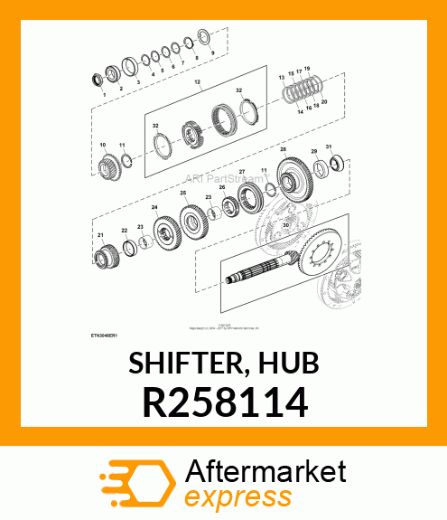 SHIFTER, HUB R258114