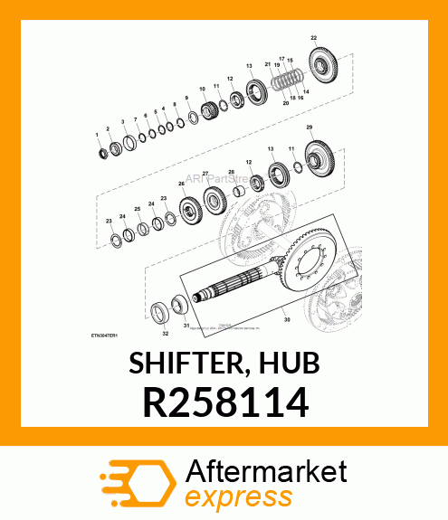 SHIFTER, HUB R258114