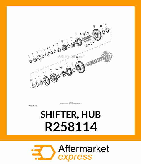 SHIFTER, HUB R258114