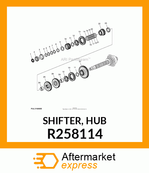 SHIFTER, HUB R258114