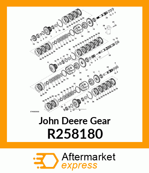 GEAR, GEAR, HIGH CLUTCH DRUM R258180