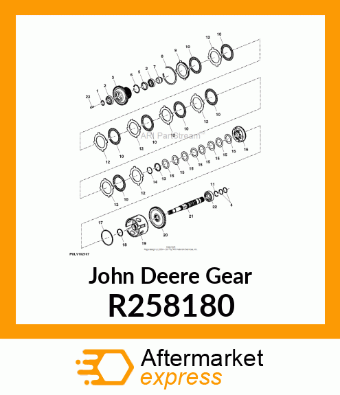 GEAR, GEAR, HIGH CLUTCH DRUM R258180