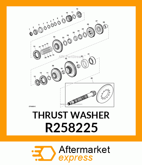 THRUST WASHER R258225