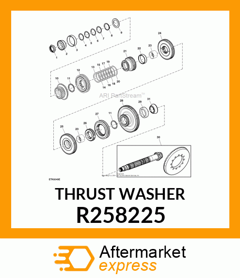 THRUST WASHER R258225