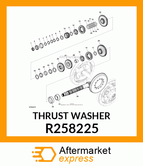 THRUST WASHER R258225