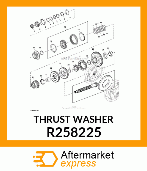 THRUST WASHER R258225