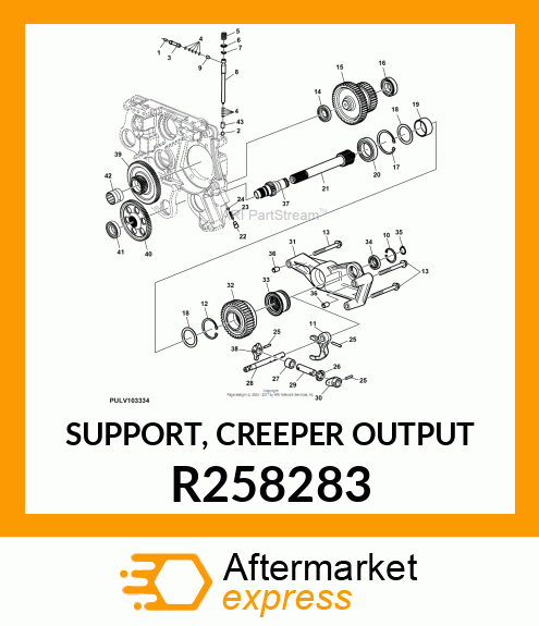 SUPPORT, CREEPER OUTPUT R258283