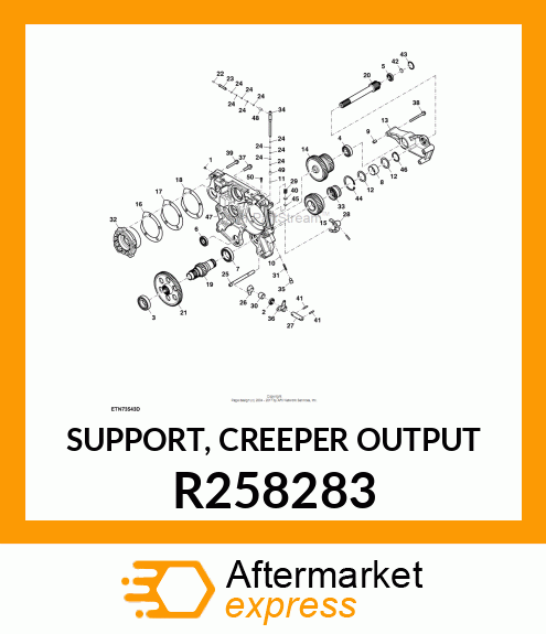 SUPPORT, CREEPER OUTPUT R258283
