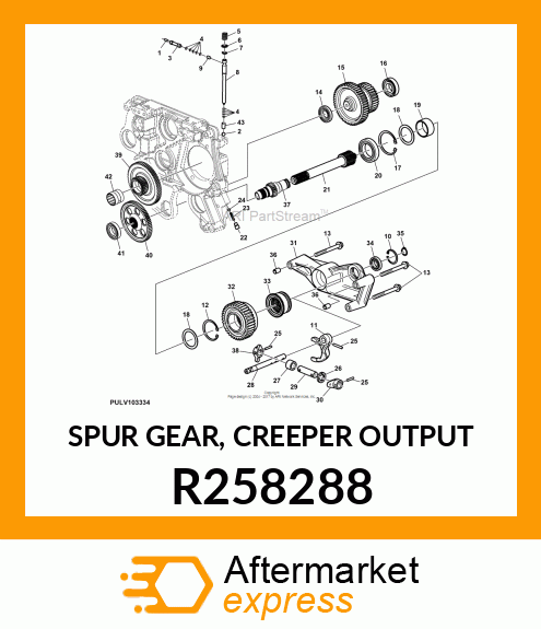 SPUR GEAR, CREEPER OUTPUT R258288