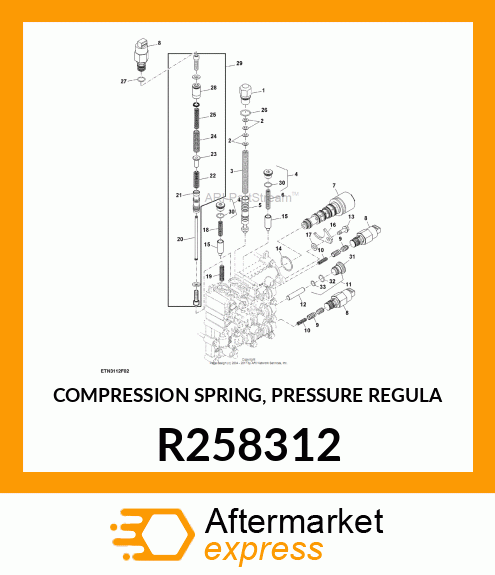 COMPRESSION SPRING, PRESSURE REGULA R258312