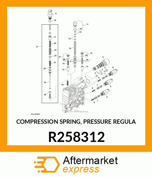 COMPRESSION SPRING, PRESSURE REGULA R258312