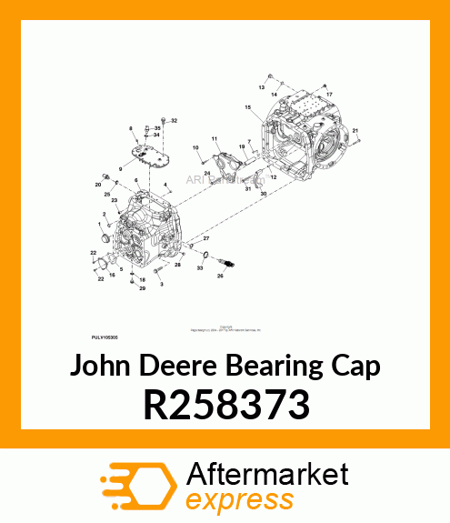 BEARING CAP, BEARING CAP R258373