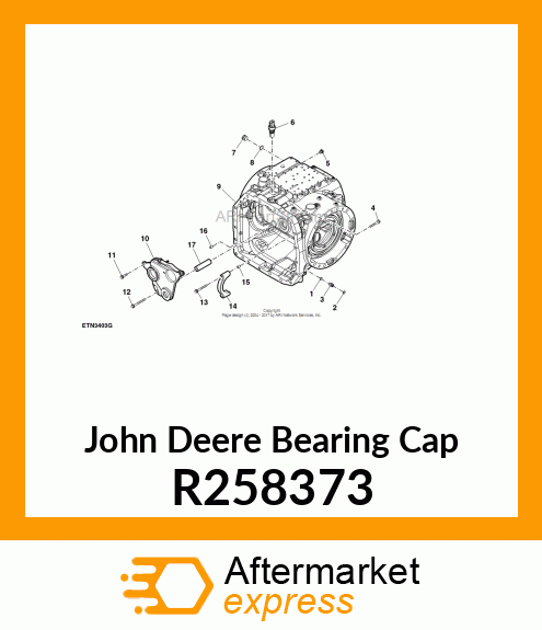 BEARING CAP, BEARING CAP R258373