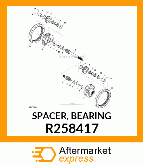 SPACER, BEARING R258417