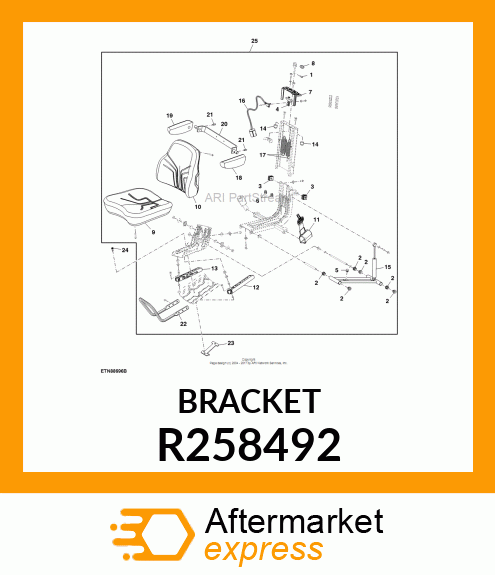 BRACKET, SWITCH MOUNTING BRACKET R258492