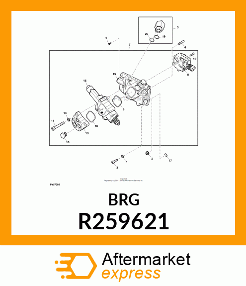 CONTROL VALVE, END CAP MACHINING PO R259621