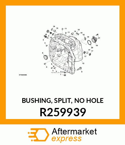 BUSHING, SPLIT, NO HOLE R259939