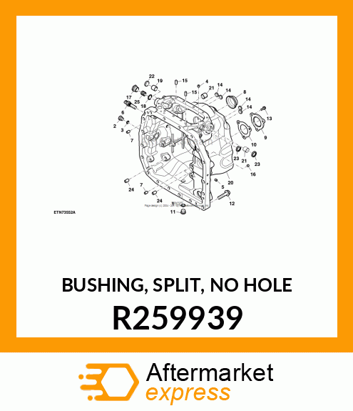 BUSHING, SPLIT, NO HOLE R259939