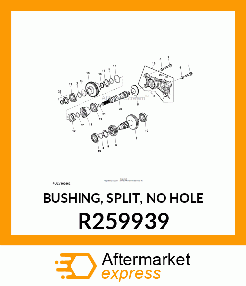 BUSHING, SPLIT, NO HOLE R259939