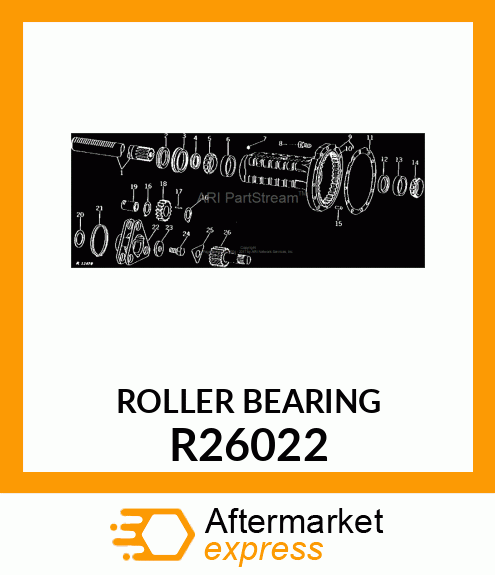 ROLLER,BEARING R26022