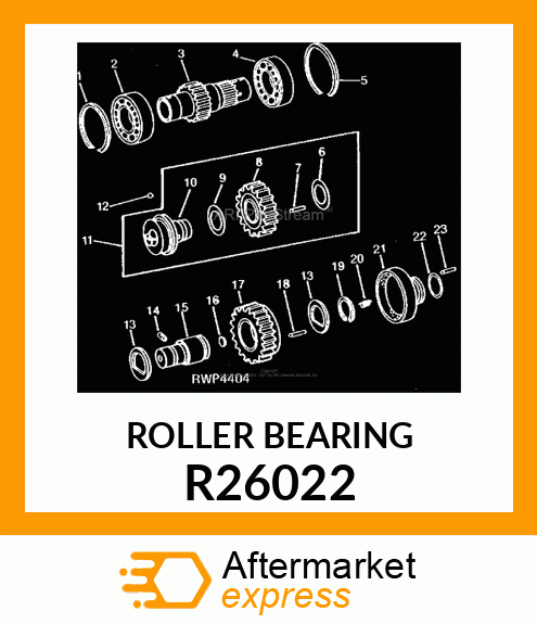 ROLLER,BEARING R26022