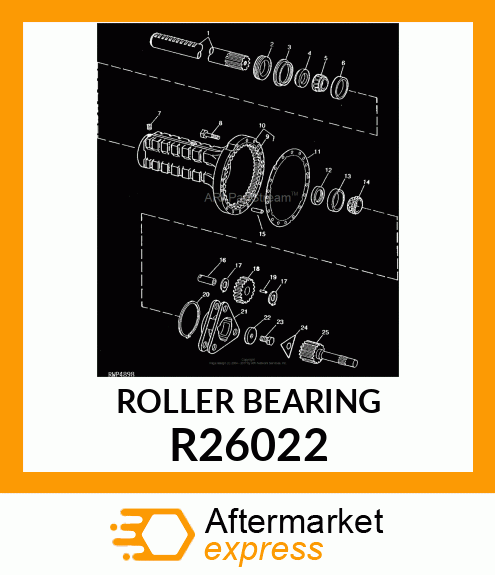 ROLLER,BEARING R26022