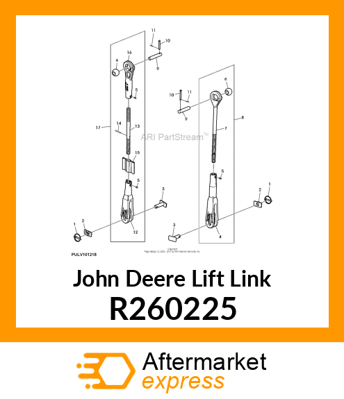 LIFT LINK, LH, LOWER R260225