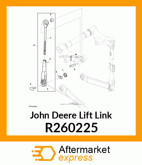 LIFT LINK, LH, LOWER R260225