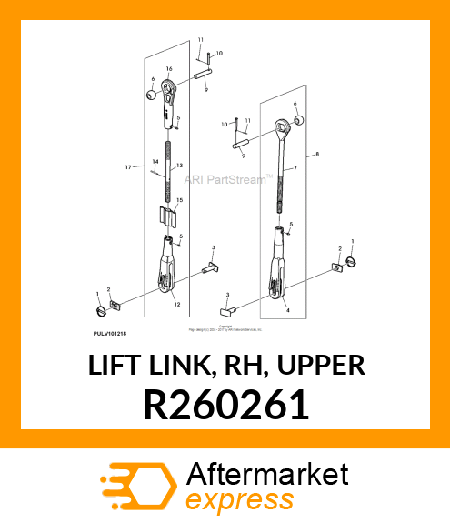 LIFT LINK, RH, UPPER R260261