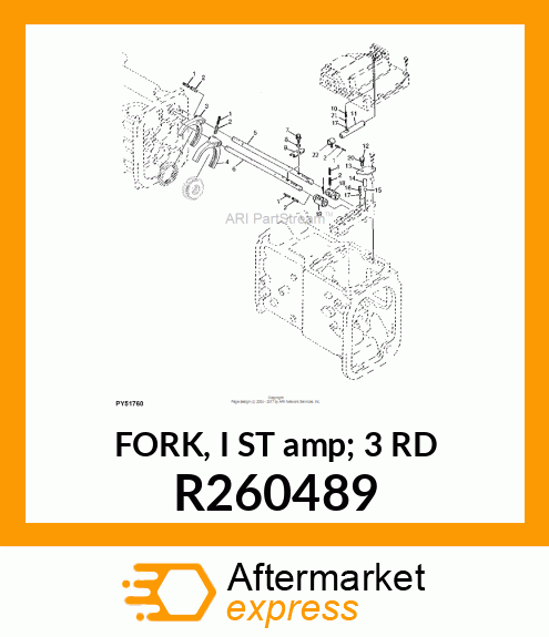 FORK, I ST amp; 3 RD R260489