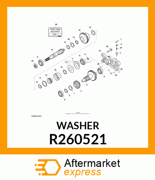 THRUST WASHER R260521