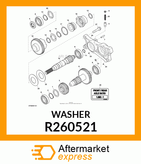 THRUST WASHER R260521