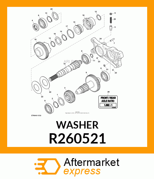 THRUST WASHER R260521