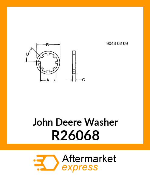 WASHER, THRUST R26068