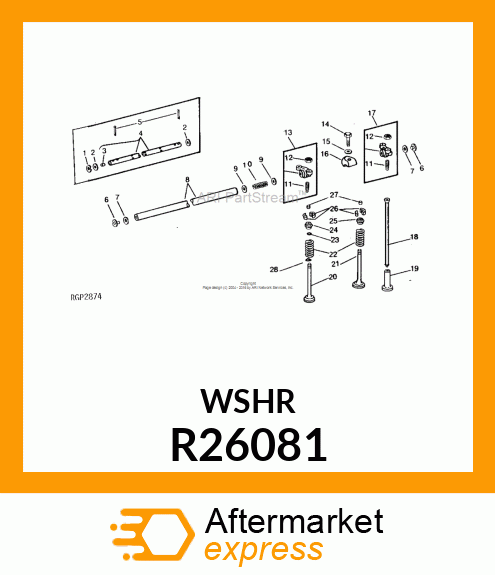 WASHER,BOWED R26081