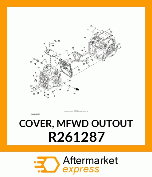 COVER, MFWD OUTOUT R261287