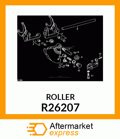 ROLLER, SHIFTER R26207