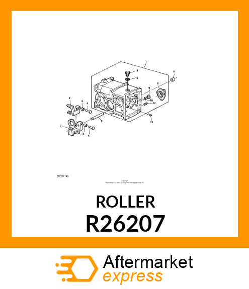 ROLLER, SHIFTER R26207