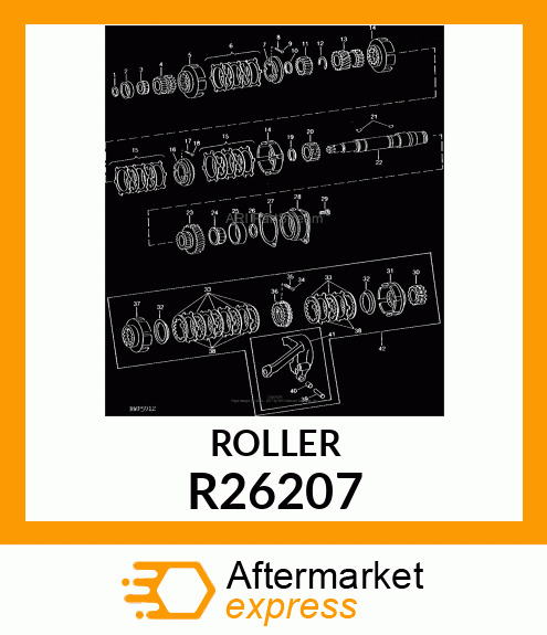 ROLLER, SHIFTER R26207