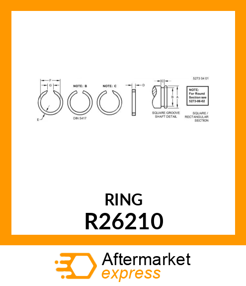 RING,SNAP R26210