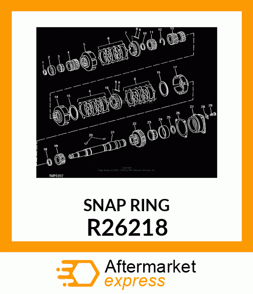 RING,SNAP R26218