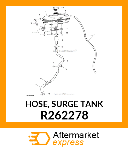 HOSE, SURGE TANK R262278