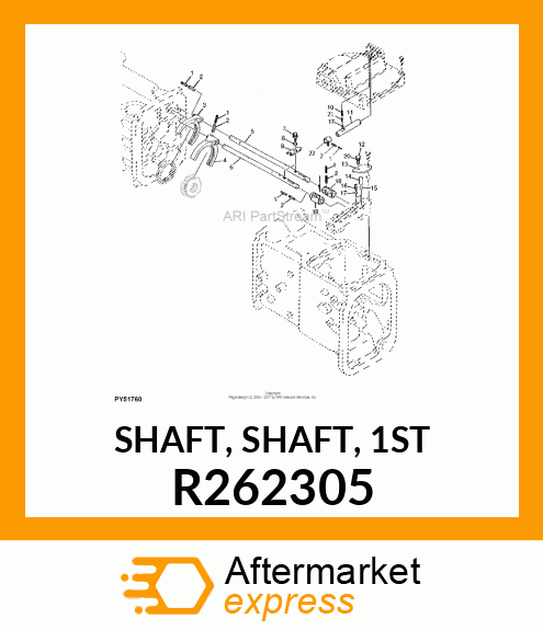 SHAFT, SHAFT, 1ST R262305