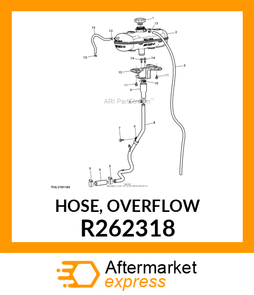 HOSE, OVERFLOW R262318