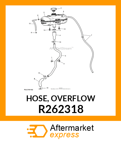 HOSE, OVERFLOW R262318