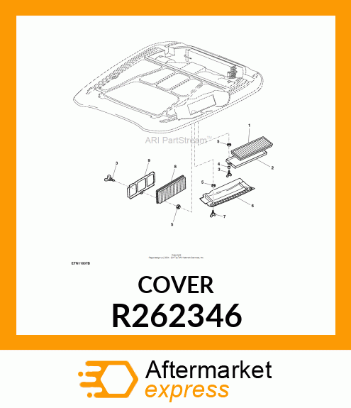 FRAME, FRAME, RECIRC FILTER R262346