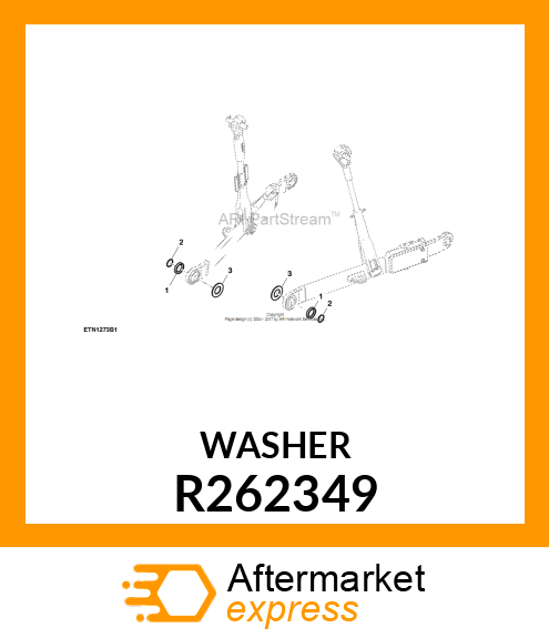 THRUST WASHER, DRAFT SHAFT R262349